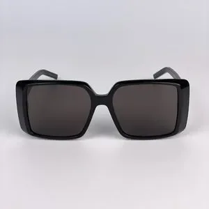 Saint Laurent New Wave SL451 001 Sunglasses Black Black Square Women Saint Laurent | Accessories | Saintlaurentnew Wave Sl45 01  main image 4